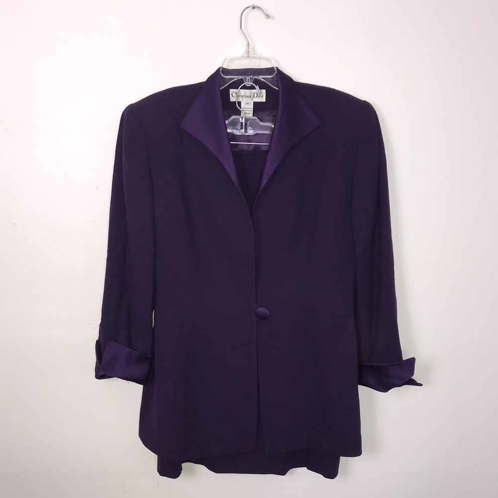Christian Dior Vintage Skirt Jacket Suit